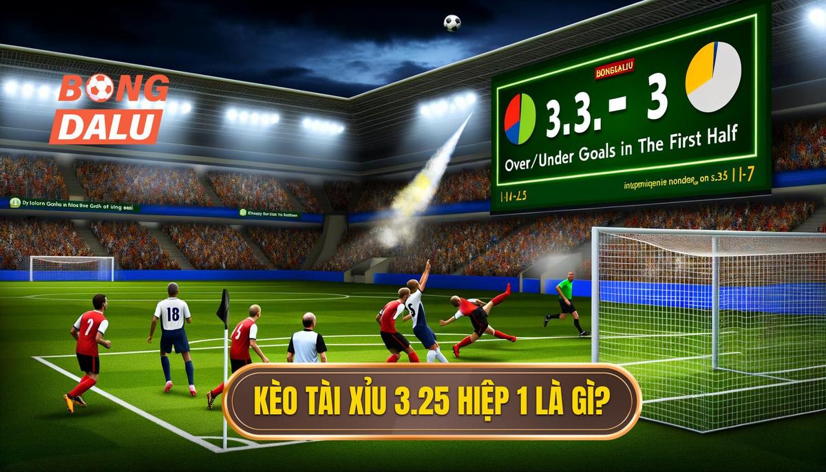 Kèo tài xỉu 3.25 hiệp 1 là gì_