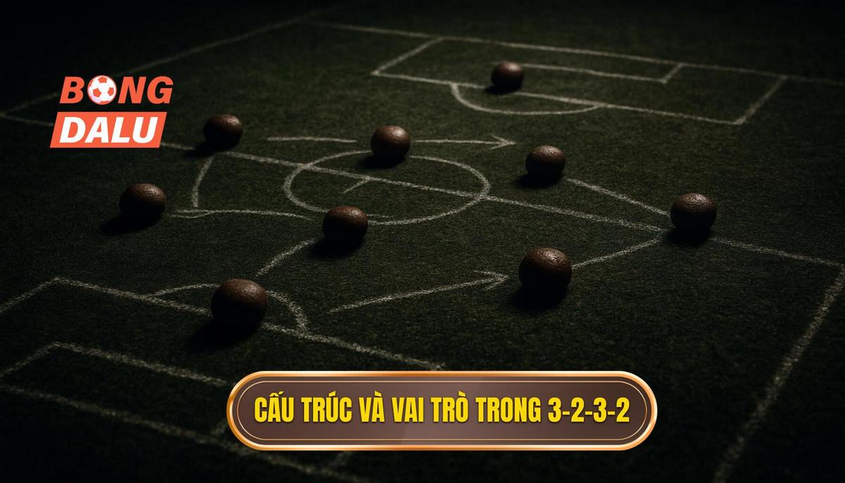 Cấu trúc nền tảng và vai trò vị trí trong 3-2-3-2