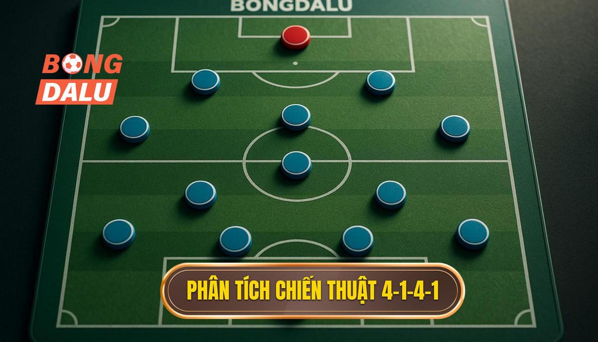 Phân Tích Cơ Cấu và Vai Trò Của Chiến thuật 4-1-4-1