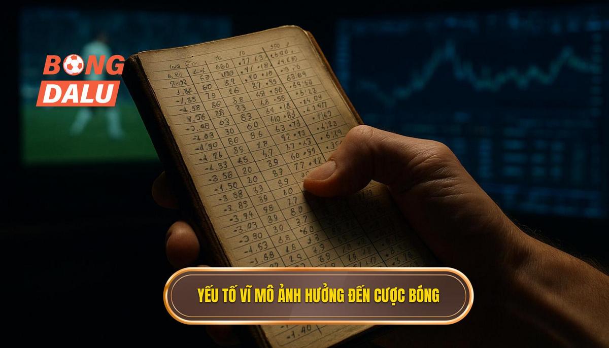 Yếu tố vĩ mô ảnh hưởng đến Kèo cược tổng số pha tắc bóng