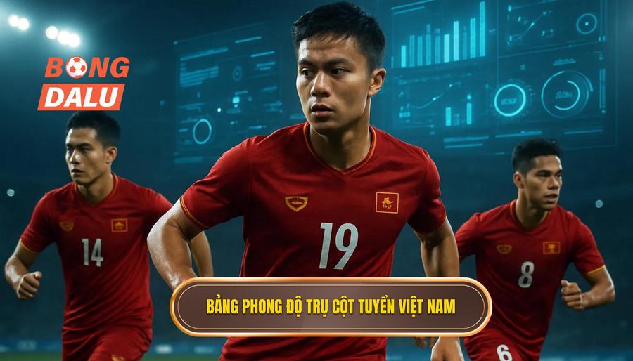 2. Bảng phong độ trụ cột tuyển Việt Nam