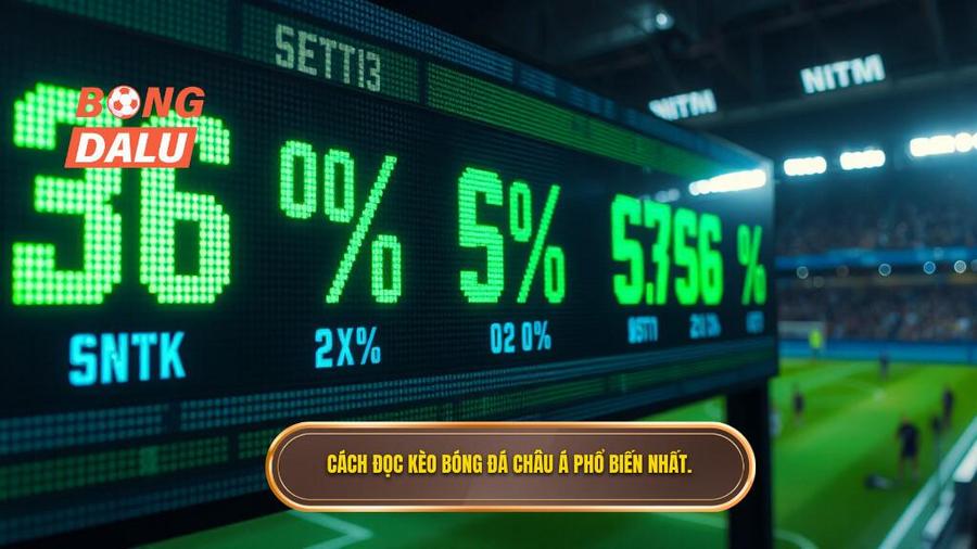 2. Cách đọc kèo bóng đá Châu Á phổ biến nhất.