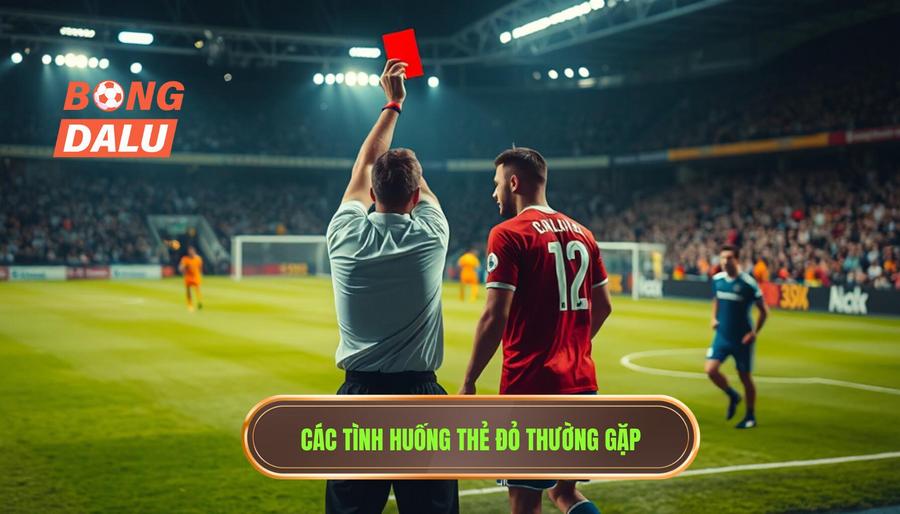 Các kịch bản phổ biến khi thẻ đỏ xuất hiện