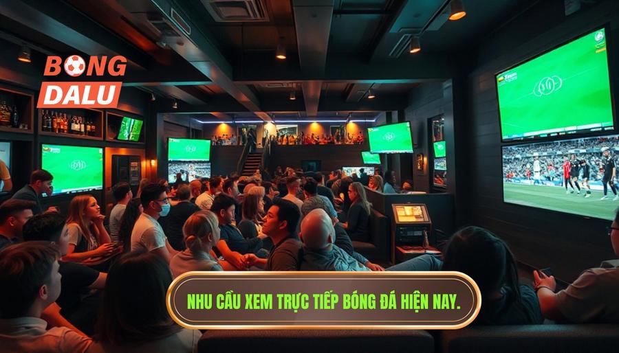 Nhu cầu xem trực tiếp bóng đá và thực trạng hiện nay
