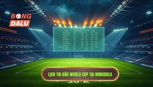 Lịch thi đấu World Cup mới nhất